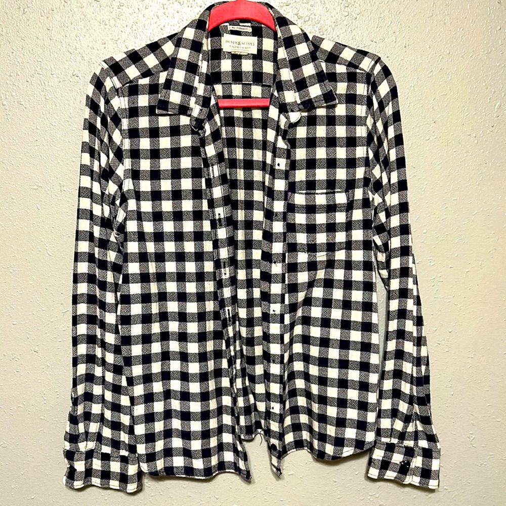 Ralph Lauren Black and White Flannel